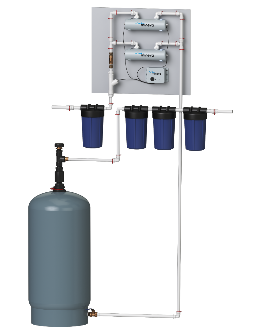 Whole home water treatment system